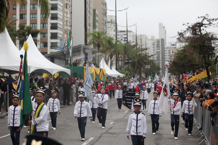 Santos terá desfile e alterações no trânsito no feriado da Independência
