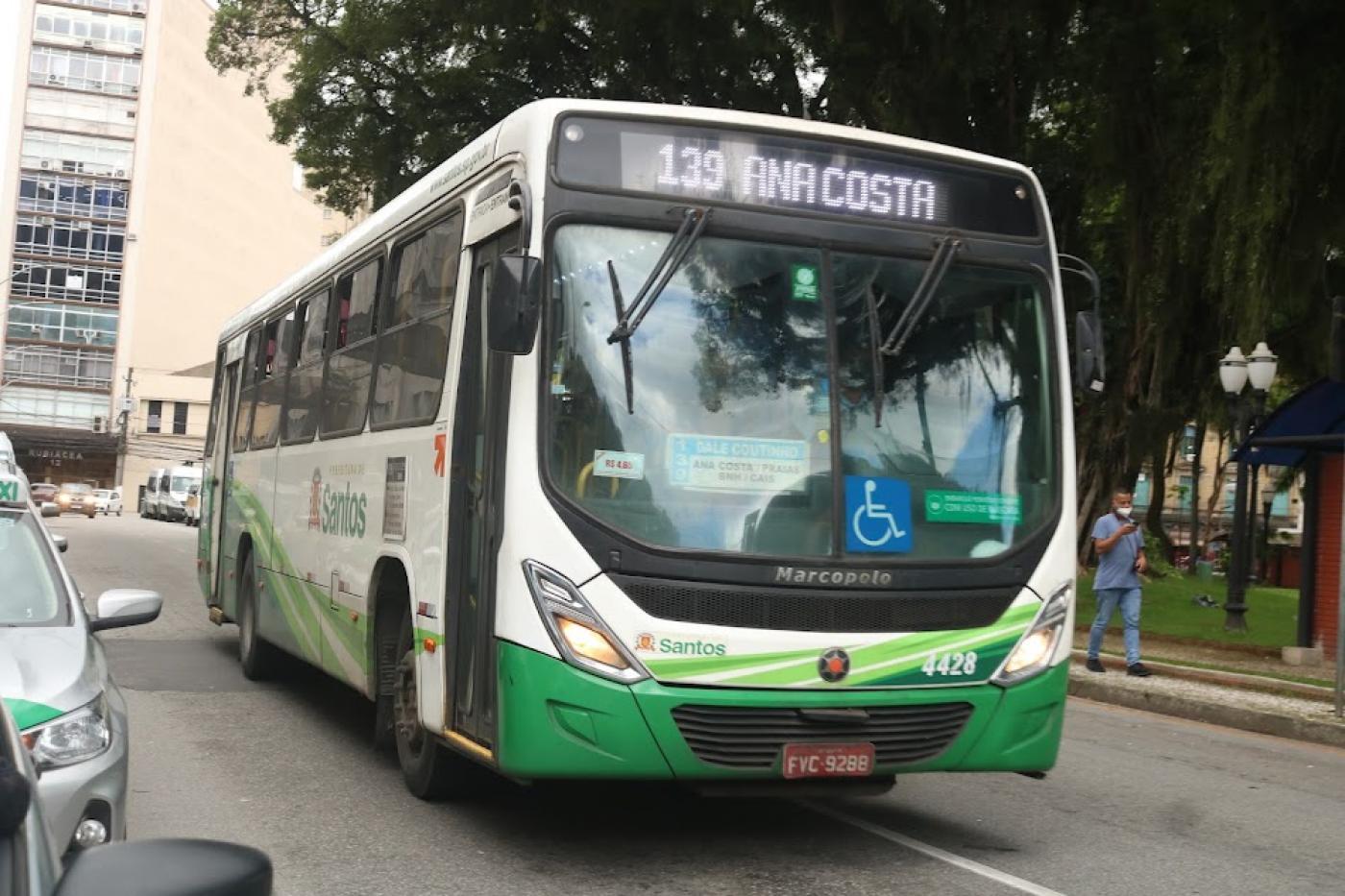 Santos terá gratuidade nos ônibus municipais e na travessia para a Ilha Diana no domingo de eleição