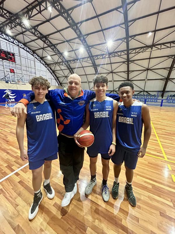 Trio de São Bernardo é convocado para a Seleção Brasileira Sub-16 de basquete