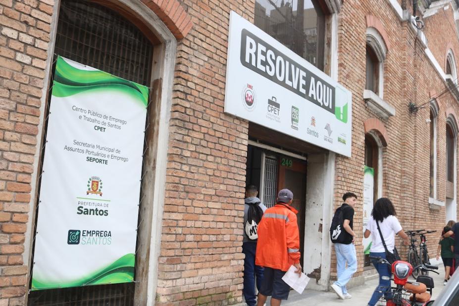 Próximo Mutirão do Emprego de Santos oferece 215 vagas