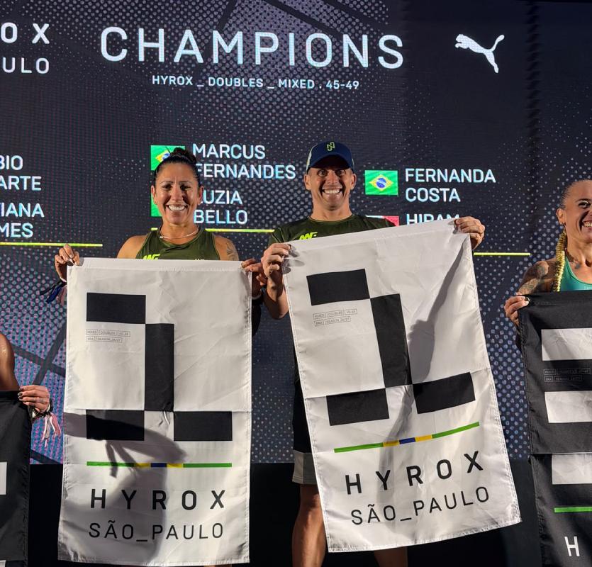 Santista Luzia Bello bate recorde brasileiro em sua categoria no Hyrox São Paulo