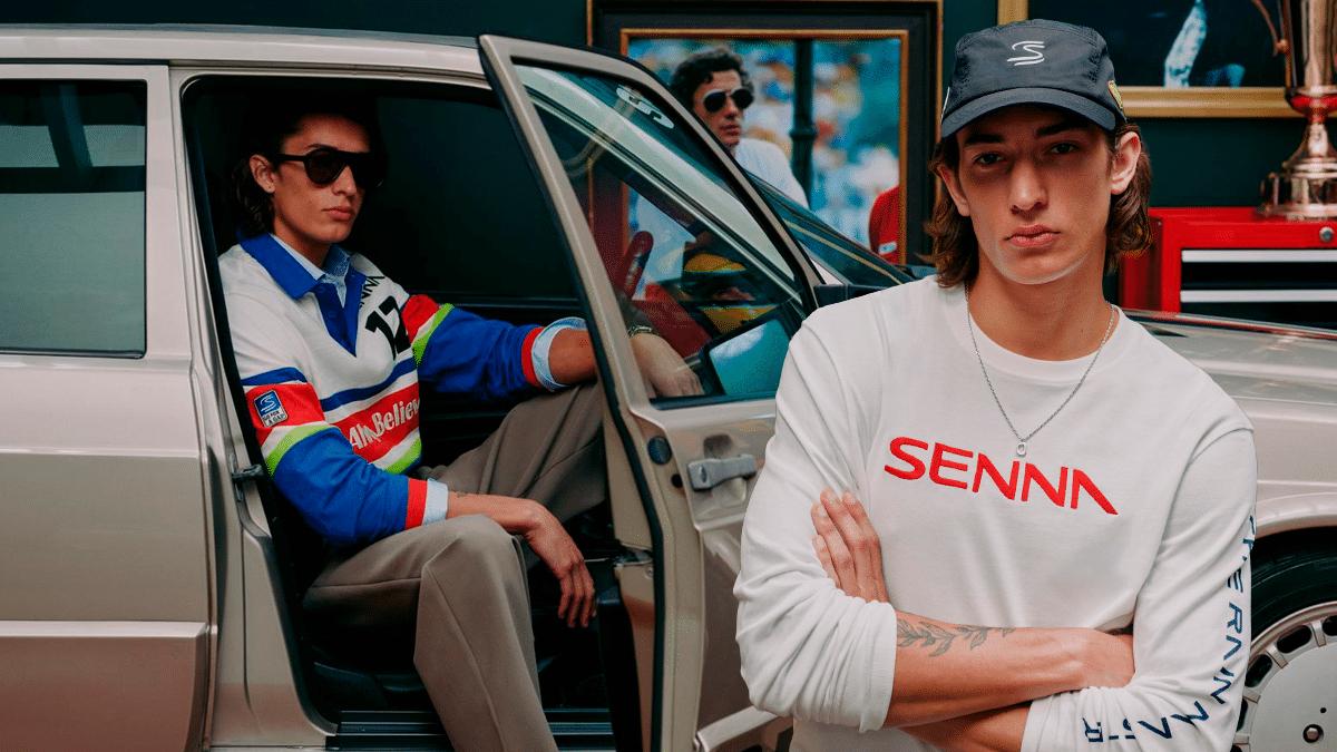 Zara lança coleção inspirada em Ayrton Senna e transforma nostalgia das pistas em moda contemporânea