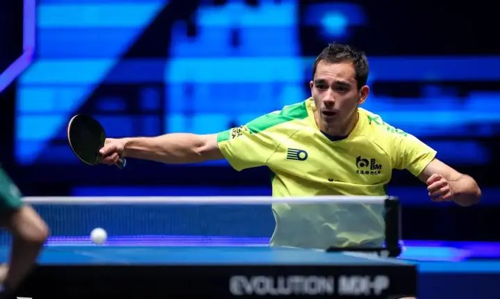 Após 2 vitórias, Calderano encara alemão nesta quinta no China Smash 