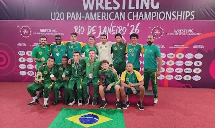 Atletas do Praia Clube conquistam quatro medalhas no Pan-Americano de Wrestling