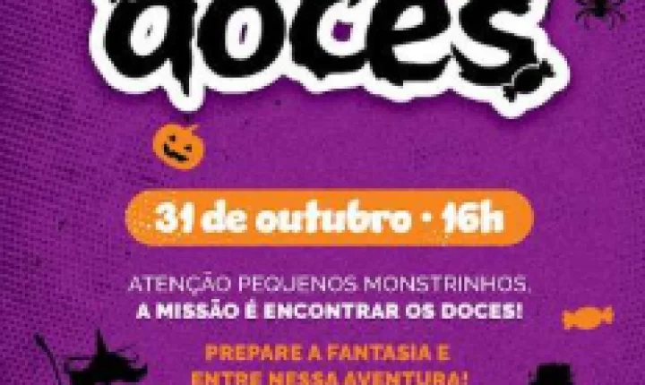Caça aos Doces do Uberlândia Shopping reúne mais de 700 inscritos neste sábado