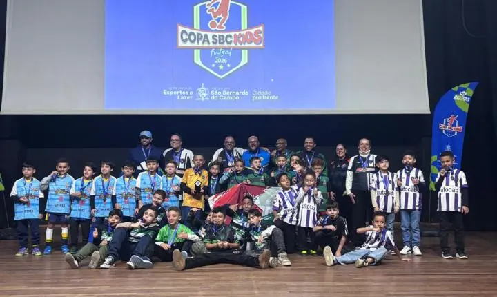 Com destaques da edição, Copa SBC Kids de Futsal 2026 premia talentos entre 40 equipes
