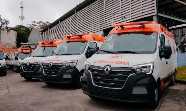 Com novas ambulâncias, São Bernardo reforça frota e qualifica atendimento do SAMU 