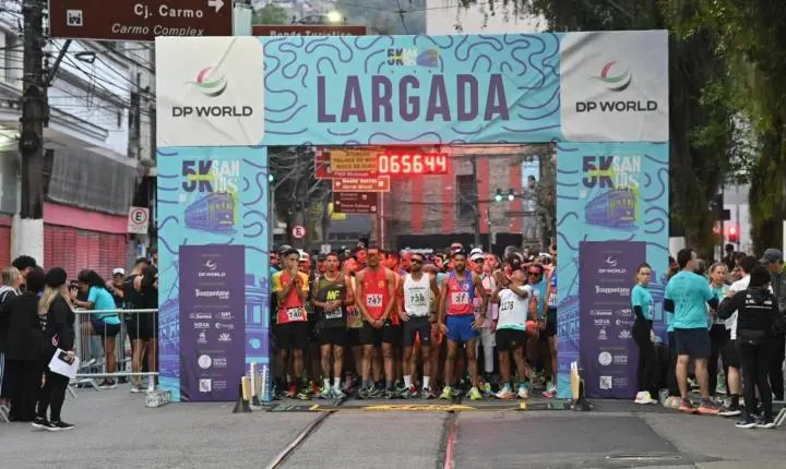 Corrida 5K vai movimentar o Centro Histórico de Santos neste domingo (19)