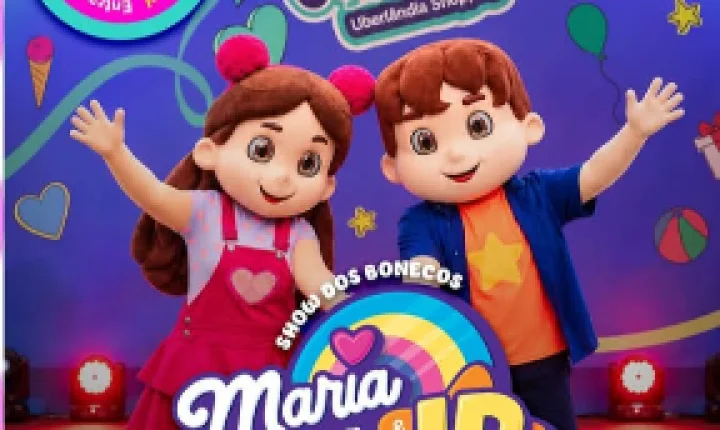 Fenômeno entre o público infantil, os bonecos de Maria Clara & JP chegam ao Uberlândia Shopping com espetáculo gratuito