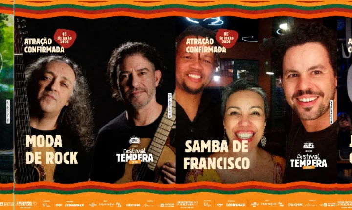 Festival Tempera leva ao Parque Una o melhor da música e dos sabores de Minas