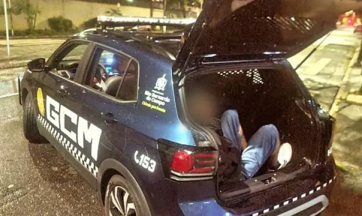 GCM de São Bernardo prende homem em flagrante após tentativa de homicídio em restaurante no Ferrazópolis