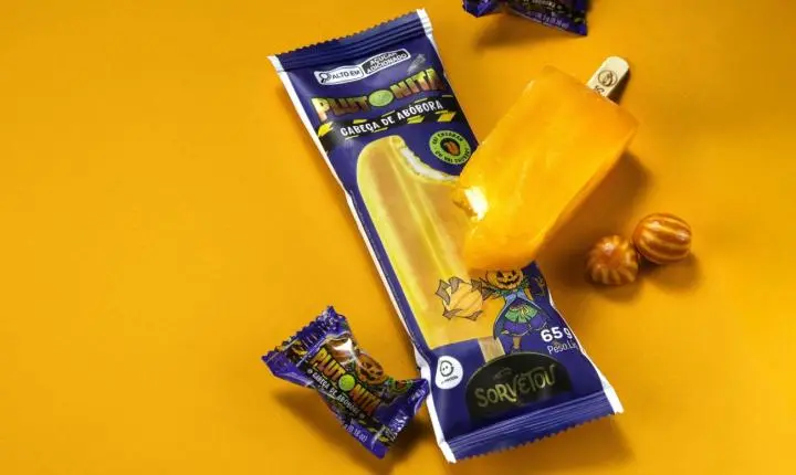 Gostosuras ou travessuras? Neste Halloween no ABC, Plutonita Cabeça de Abóbora ganha versão sorvete