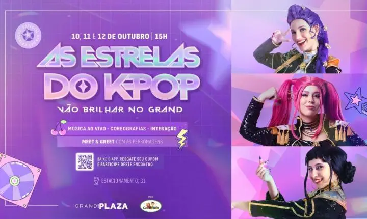 Grand Plaza celebra Dia das Crianças com pocket show de Estrelas do K-pop e experiências para toda a família  