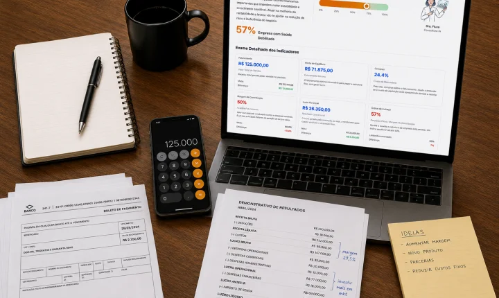 IA diagnostica finanças de pequenas empresas em 10 minutos