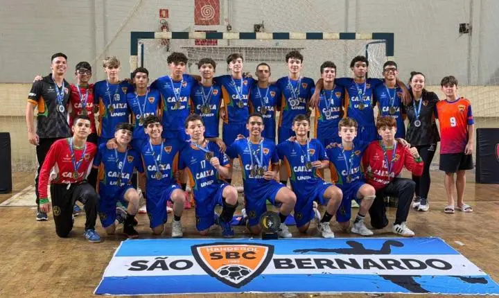 Invicta, equipe de São Bernardo conquista Copa Sudeste de handebol infantil