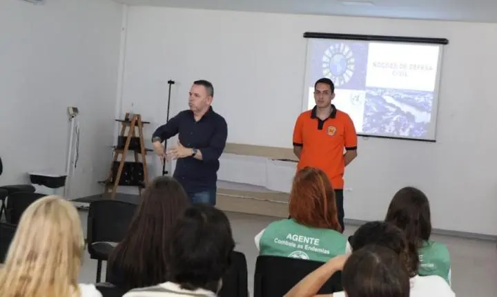 Mais agentes de saúde de Santos são capacitados para atuar nos eventos climáticos