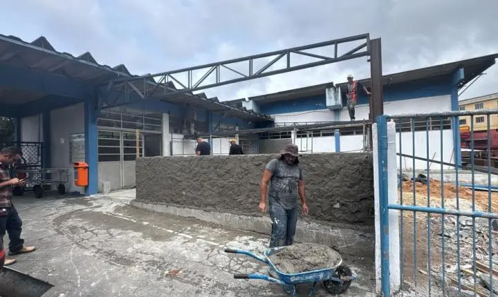 Nos preparativos para Feriado de Finados, São Bernardo avança com reforma do velório do Cemitério do Baeta Neves