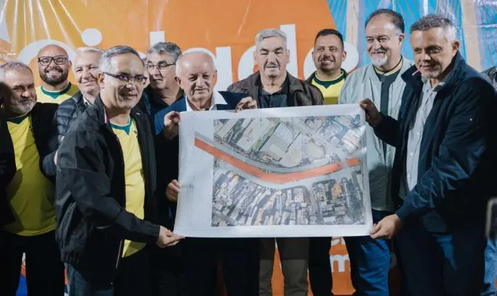 Nova obra viária de São Bernardo entre as ruas do Oleoduto e da Comunidade, na Vila São Pedro, celebra aniversário de 39 anos do bairro 