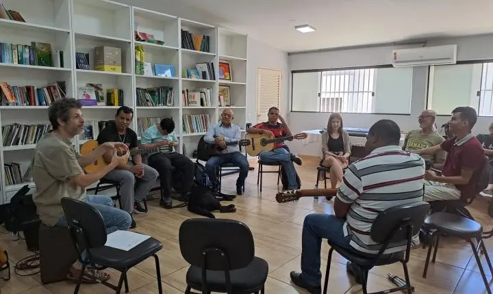 Oficina aborda deficiência visual na educação musical