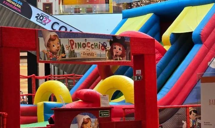 Parque do Pinóquio chega ao Uberlândia Shopping