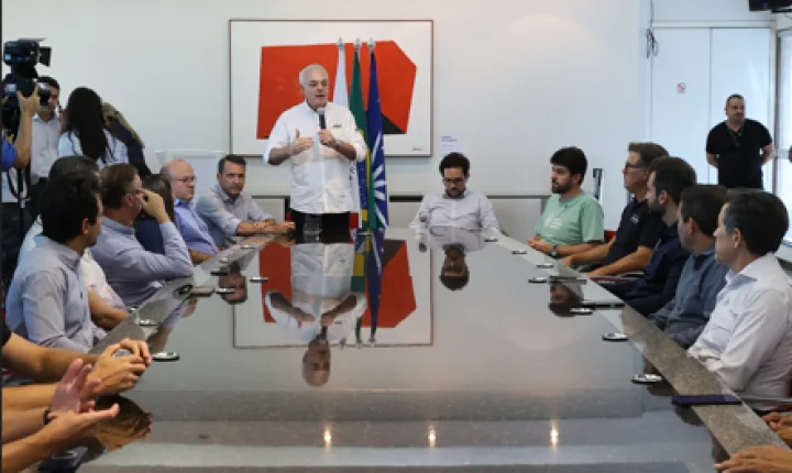 Prefeitura sedia solenidade de anúncio de pavimentação da MGC-455 e de liberação do tráfego no Anel Viário Sul em Uberlândia