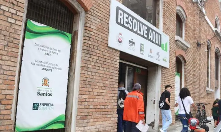 Próximo Mutirão do Emprego de Santos oferece 215 vagas