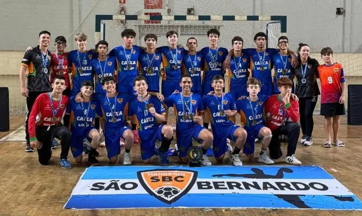 Quarteto de São Bernardo é convocado para a Seleção Brasileira Infantil Masculina de handebol