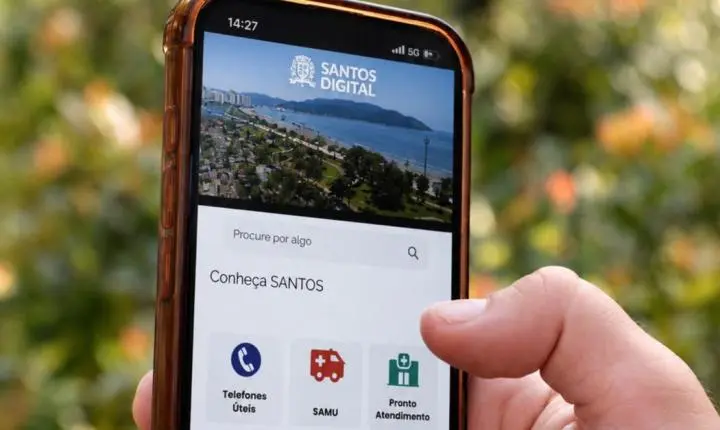 Santos Digital concentra mais de 60 serviços para munícipes e turistas
