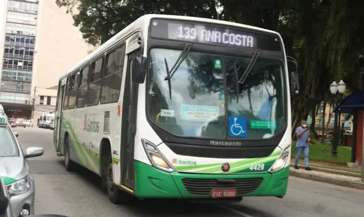 Santos terá gratuidade nos ônibus municipais e na travessia para a Ilha Diana no domingo de eleição
