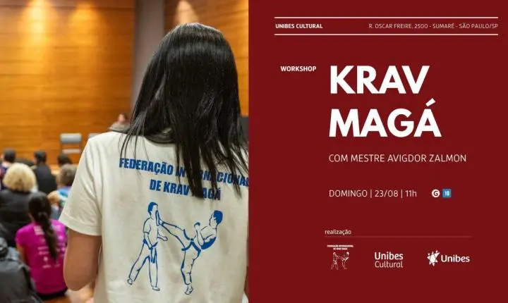 Unibes Cultural recebe workshop gratuito de Krav Magá com Mestre Avigdor