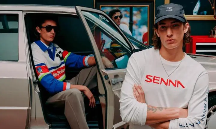 Zara lança coleção inspirada em Ayrton Senna e transforma nostalgia das pistas em moda contemporânea
